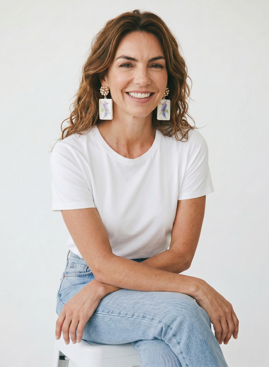 Birdie Bam Mahjong Earrings