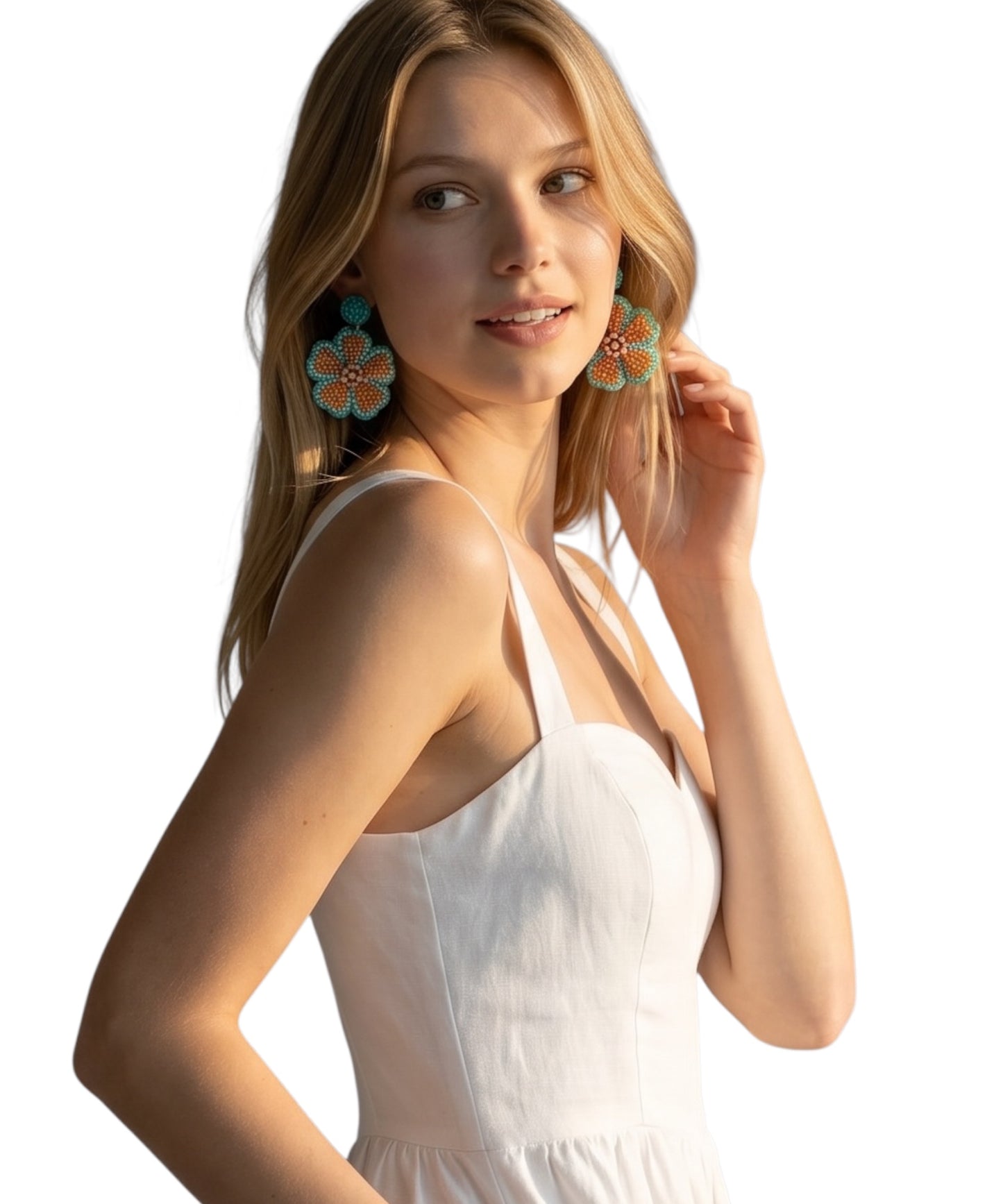Sunshine Bloom Flower Earrings