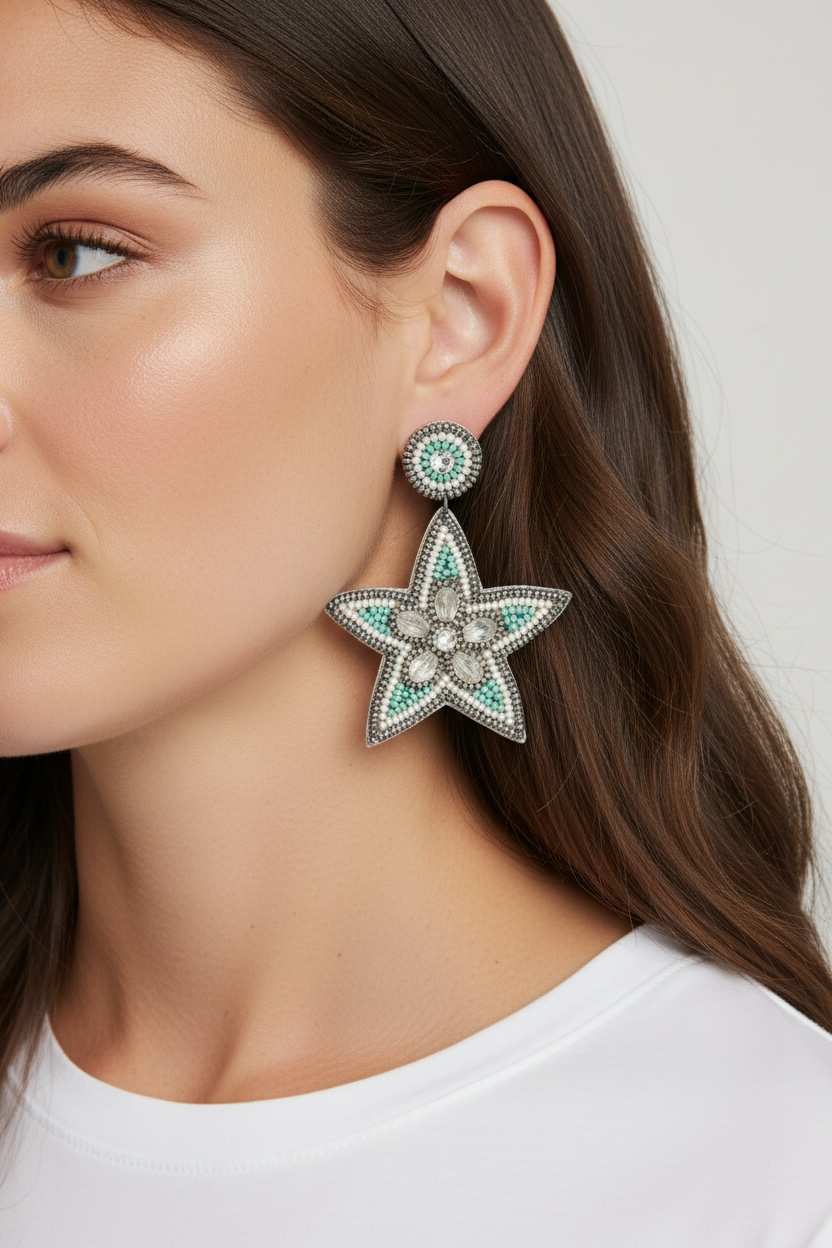 Star Statement Earrings