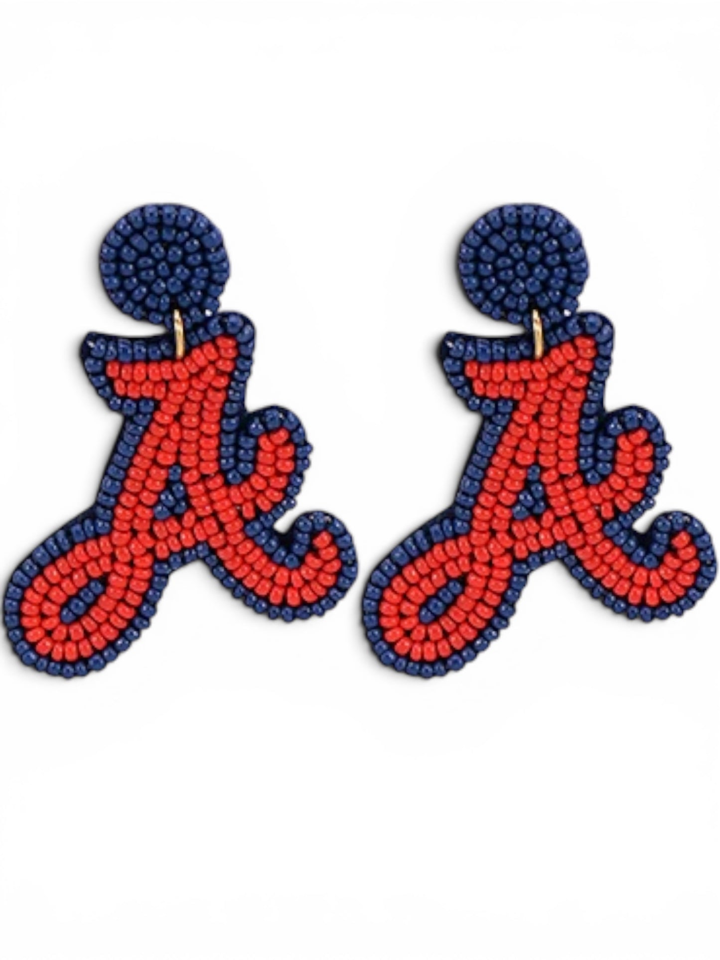Chop House Glam Earrings ⚾❤️💙