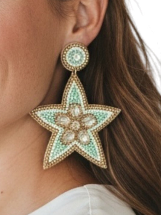 Star Statement Earrings