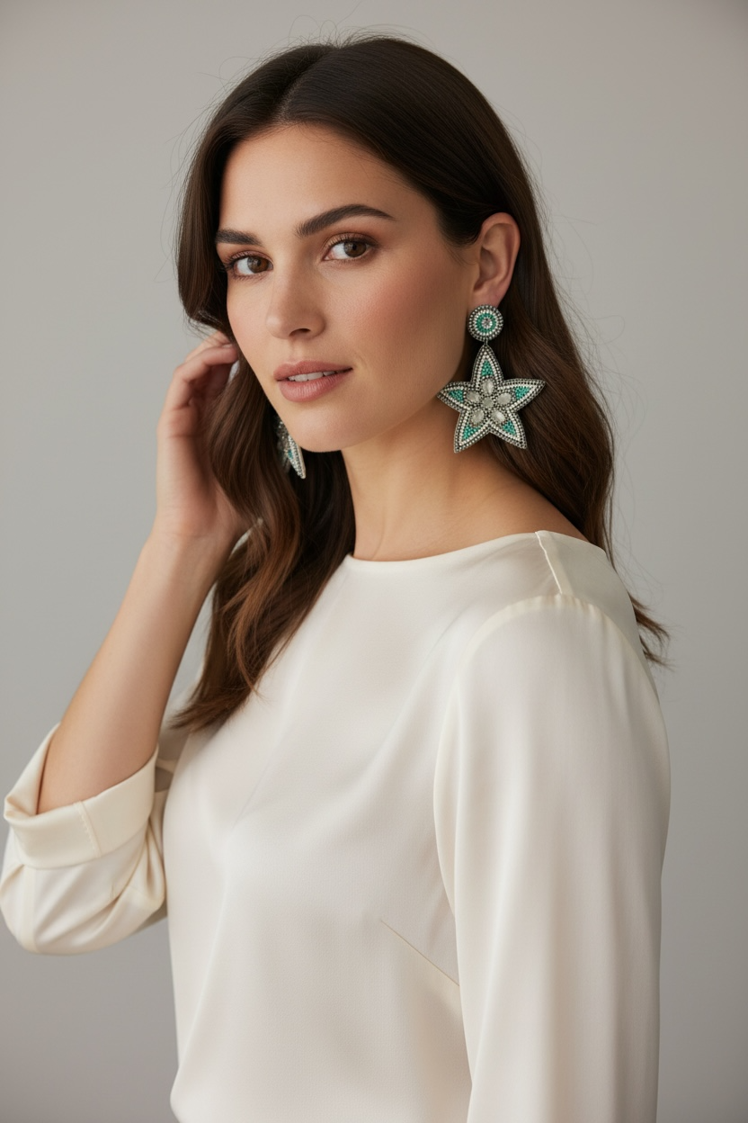 Star Statement Earrings