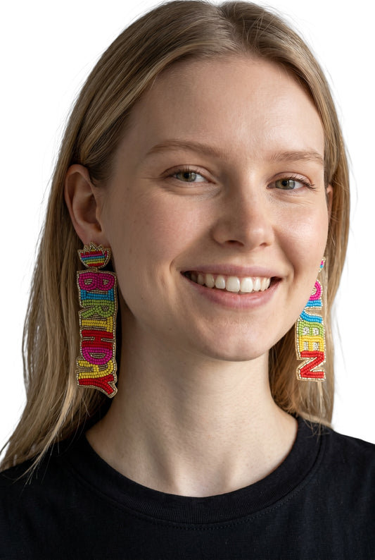 Birthday Queen Earrings