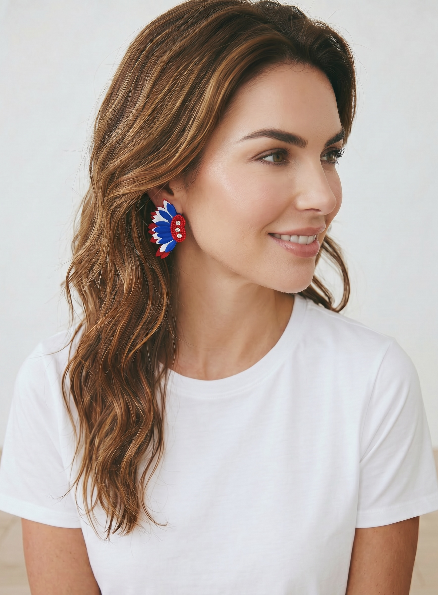 Star-Spangled Wing Earrings