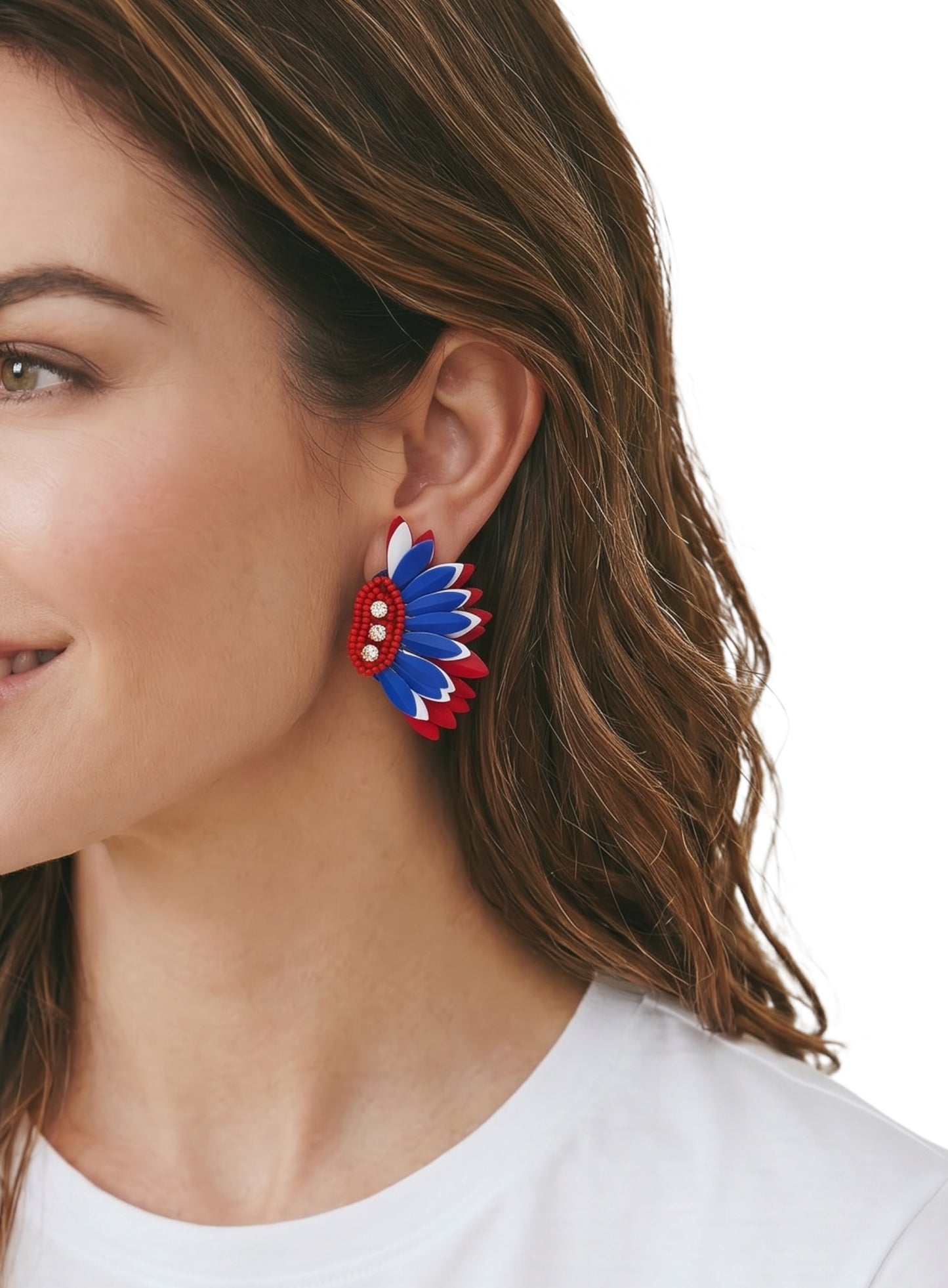 Star-Spangled Wing Earrings