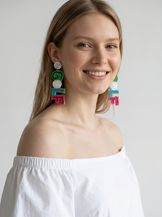 Fairway Brights Golf Earrings