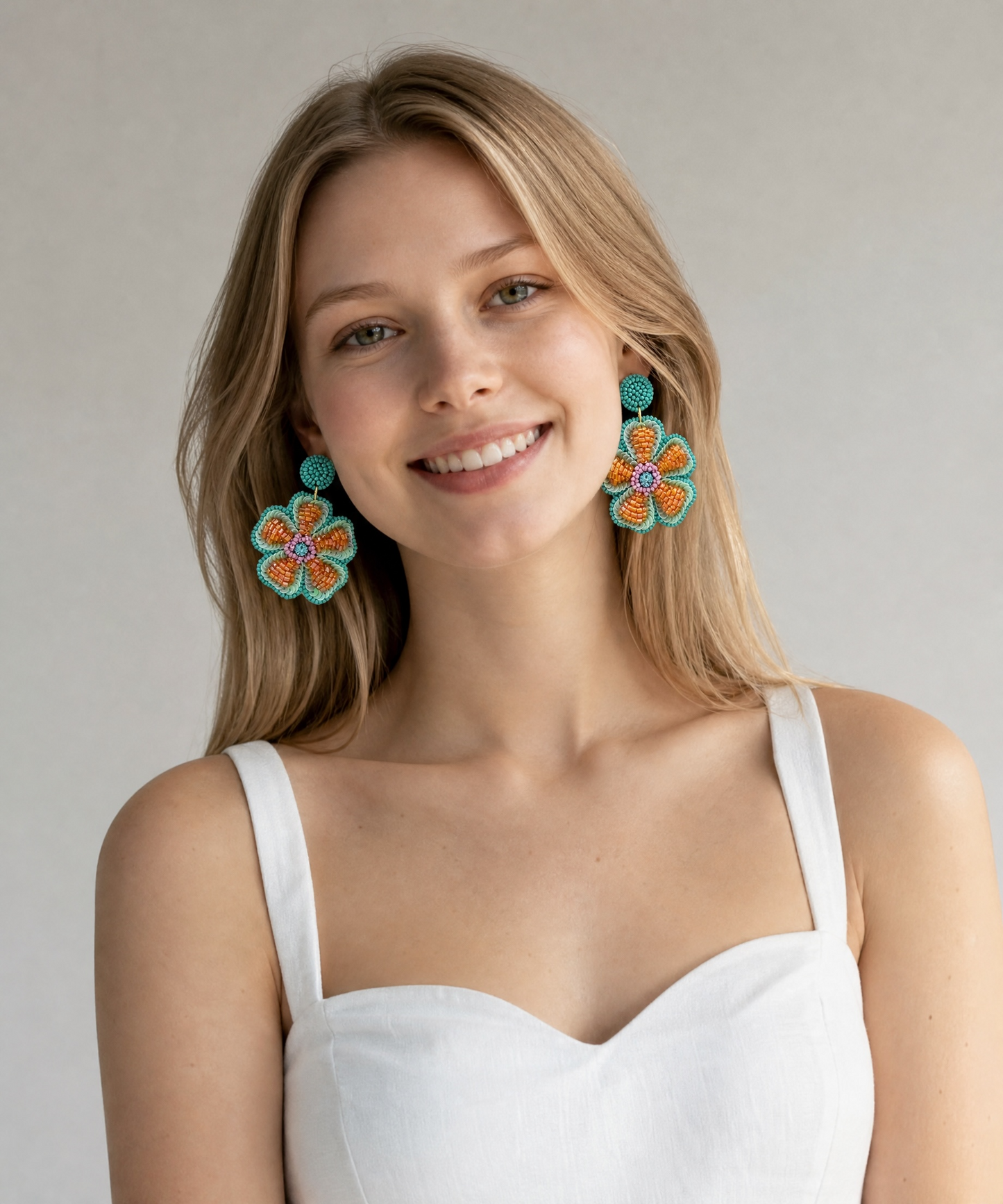 Sunshine Bloom Flower Earrings