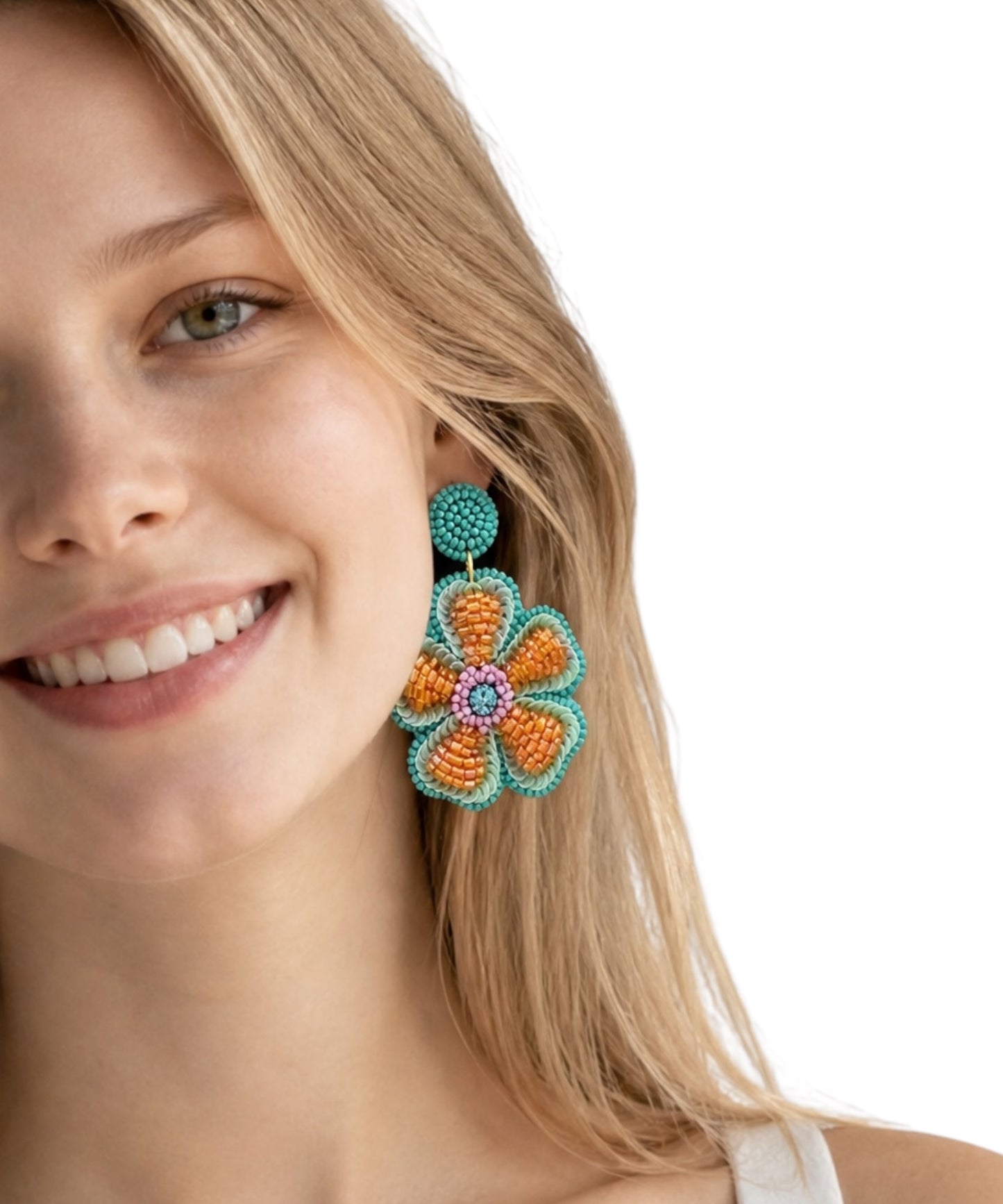 Sunshine Bloom Flower Earrings