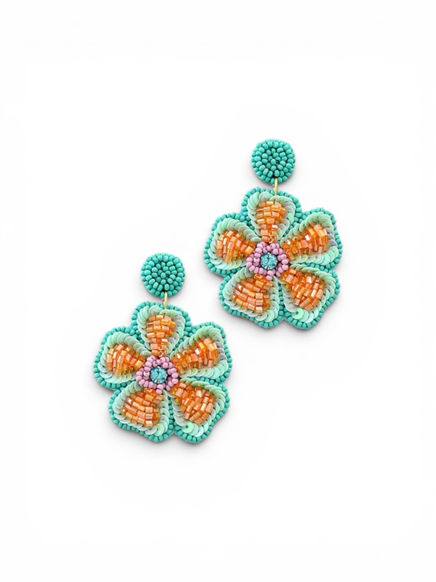 Sunshine Bloom Flower Earrings
