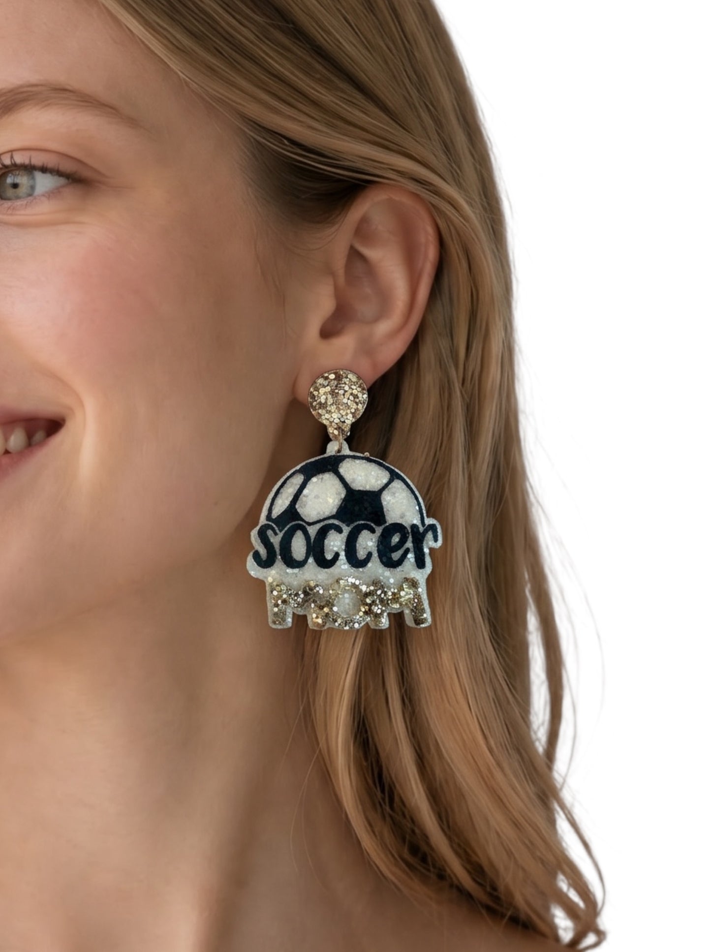 Game Day Glam Soccer Mom Earrings