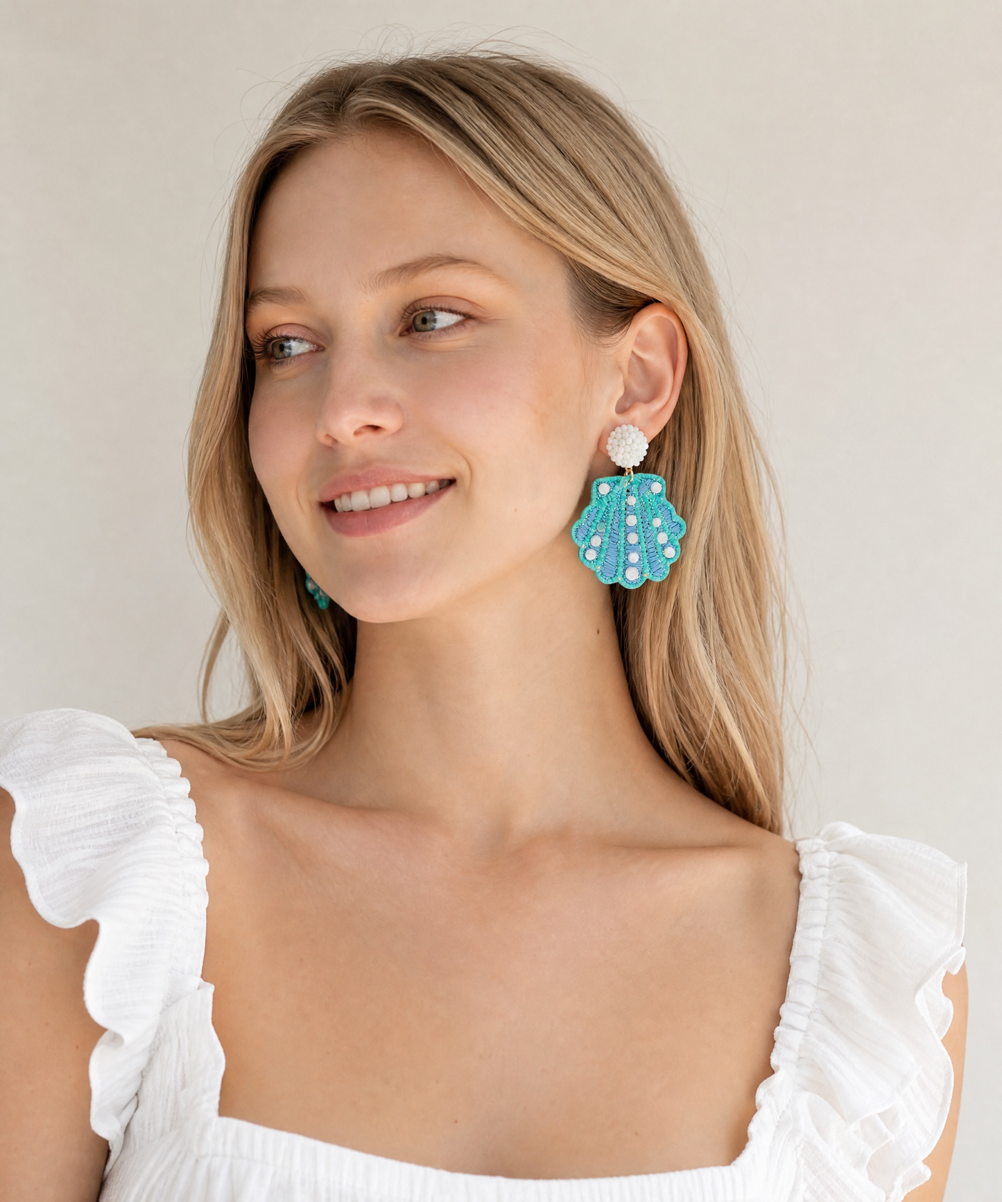 Seaside Sparkle Shell Earrings 🐚✨🌊