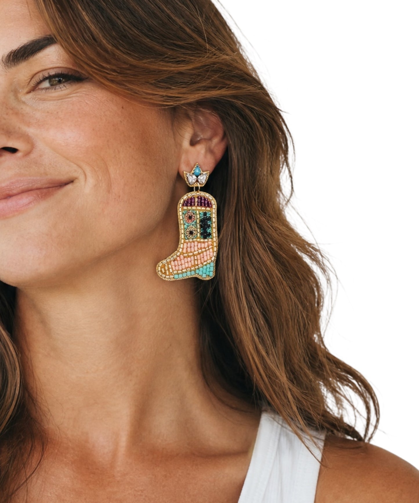 Western Charm Boot Earrings 🤠✨🌵