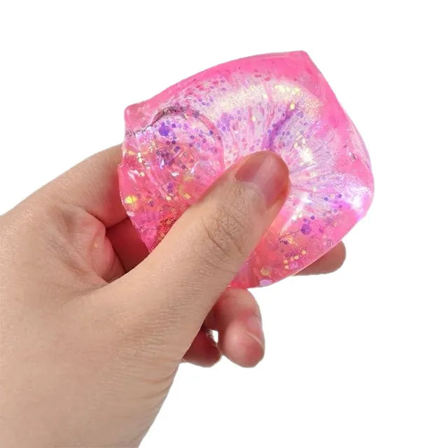 Ice Cube Squishy Fidget Toy, slow Rebound Fidget for Kids and Adults, Slow-Rising Sensory Stress Cube