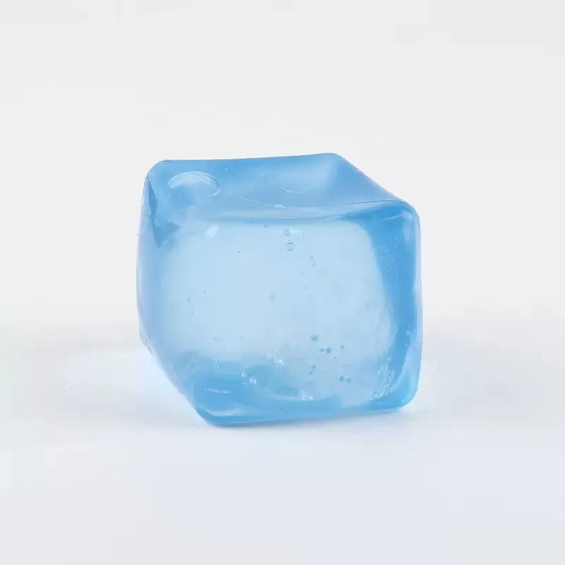 Ice Cube Squishy Fidget Toy, slow Rebound Fidget for Kids and Adults, Slow-Rising Sensory Stress Cube