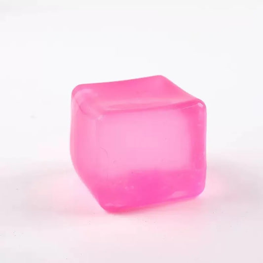 Ice Cube Squishy Fidget Toy, slow Rebound Fidget for Kids and Adults, Slow-Rising Sensory Stress Cube